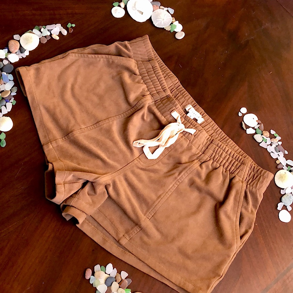 M Socialite real suede shorts with pockets!